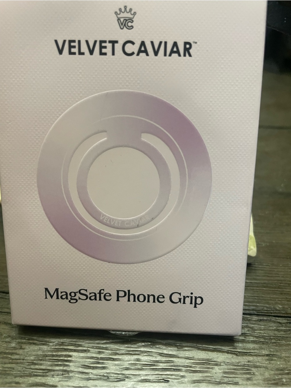 Velvet Caviar MagSafe Phone Grip Ring & Stand-Black Leopard (Brand New)